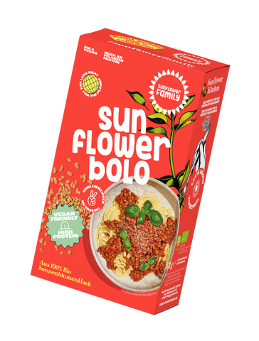 Sunflower Bolo, a meat alternative made from sunflower seeds, sunflower hack